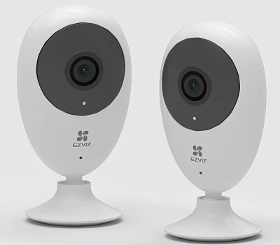 EZVIZ Home Security Cameras White Design Two Units For Indoor Use 3d model