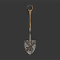 Durable Hardware Tool Shovel With Wooden Handle And Metal Blade