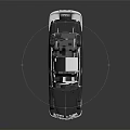 Vintage Classic Car With Black Body White Roof Chrome Accents Retro Design