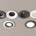 Modern Downlight Spotlight Bull's Eye Lamp Adjustable Angle Spotlight Steering Downlight Embedded Spotlight Embedded Downlight 3d model