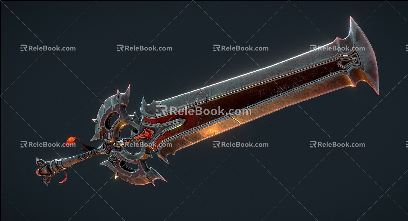 Weapon Sword Sword European Weapon Knife 3d model