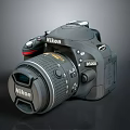 Modern Camera DSLR Camera Card Machine Digital Camera 3d model