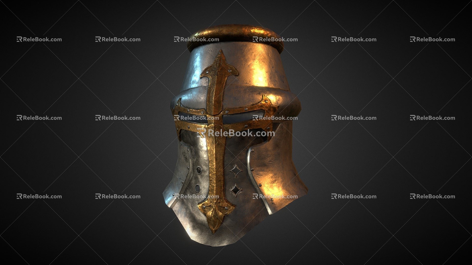 Medieval helmet 3d model