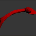 Three Shiny Red Bowties Displayed On Dark Background With Reflections