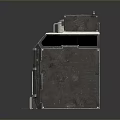 Sturdy Industrial Metallic Device With Control Panel Display Screen And Structural Ladder Platform