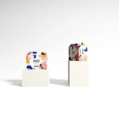 Modern packaging bag outer packaging bag 3d model