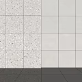 Modern Interior Wall Design Featuring White Speckled Texture And Smooth Tile Surfaces