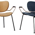 Modern Dining Chairs With Metal Legs Upholstered Seats And Ergonomic Design Styles