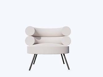 modern sofa chair single sofa 3d model