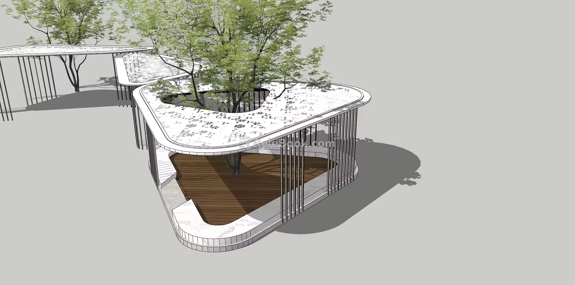 Modern Pavilion 3d model