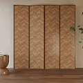 New Chinese-style screen partition 3d model