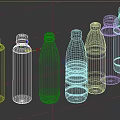 Assorted Bottled Water Brands With Different Types In Clear Plastic Bottles