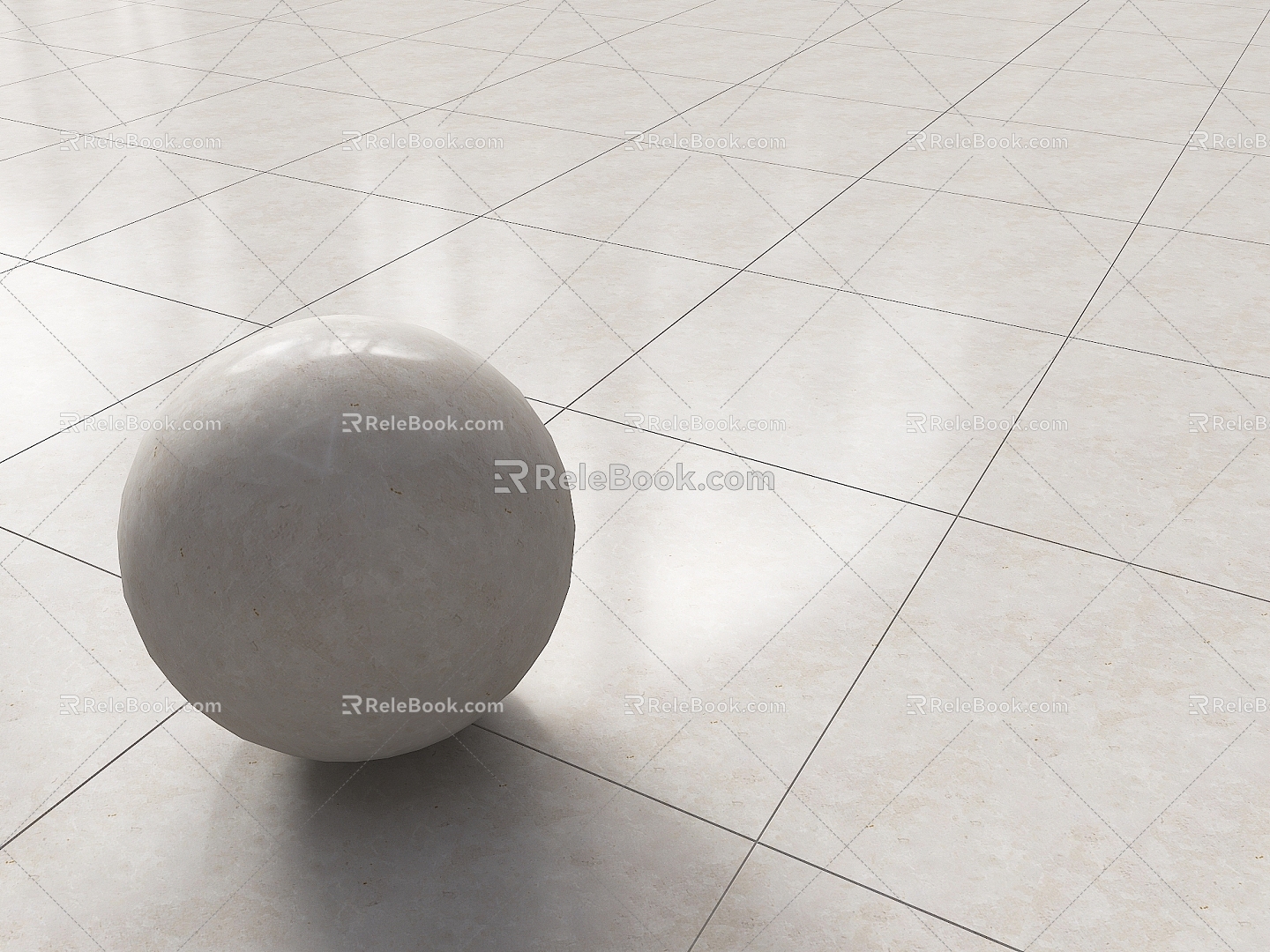 Modern Tile Non-Slip Floor Tile Floor Tile Beige Tile Marble Floor Tile 3d model