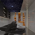 Modern Beauty Salon Interior With Stylish Mirrors Comfortable Chairs And Elegant Lighting Design