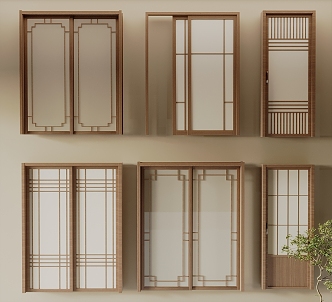 sliding door 3d model