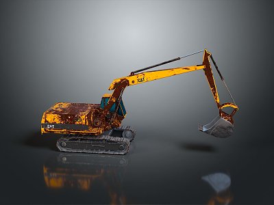 Shovel, shovel, shovel, excavator, excavator, large excavator, mining excavator, mining excavator, mining machine 3d model