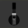 Modern Over Ear Headphones With Sleek Silver Headband And Black Cushions