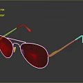 Classic Aviator Sunglasses With Golden Frame And Dark Lenses For Daily Use