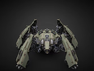 Modern Robot Tank Future War Cyberpunk Equipment Military Equipment 3d model
