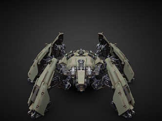 Modern Robot Tank Future War Cyberpunk Equipment Military Equipment 3d model