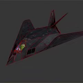 Advanced Stealth Fighter Jet With Blue Camouflage Aerodynamic Design And Delta Wings