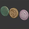 Delicious Assorted Biscuits With Chocolate Coating Dreaming Design And Colorful Sprinkles