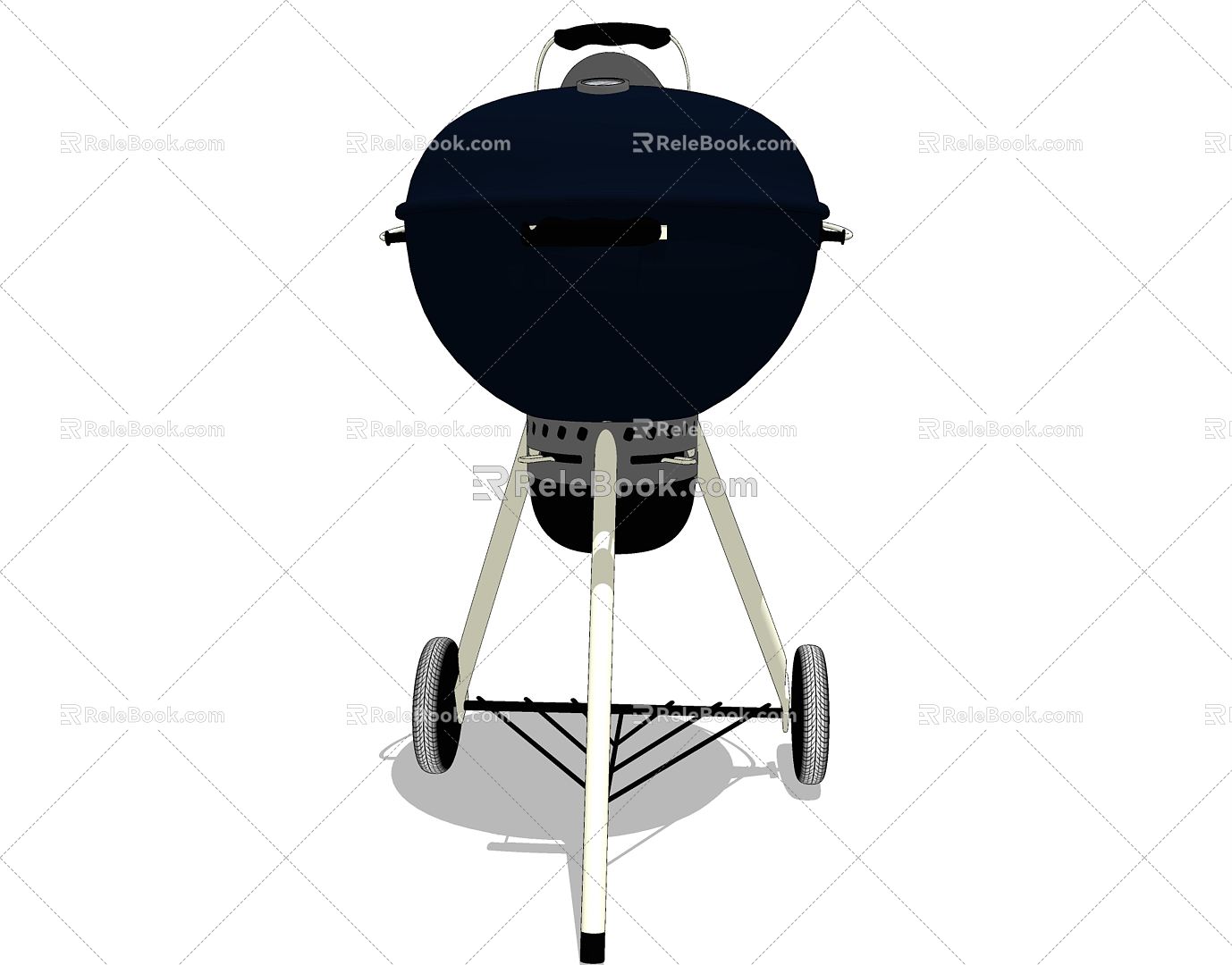 Modern grill grill grill 3d model