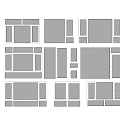 Modern windows 3d model