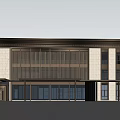 New Chinese Hotel Architecture 3d model