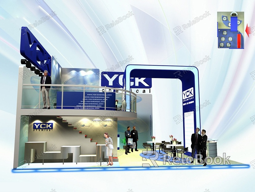 YCK Petrochemical Technology Exhibition Booth Model model