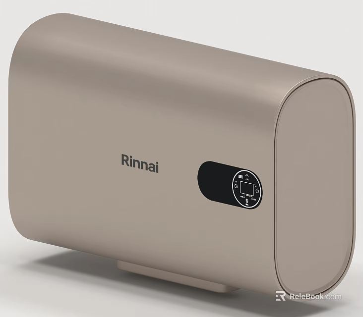 Modern Rinnai Daily Electrical Appliance With Stylish Control Panel And Compact Design 3d model 