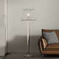 Modern floor lamp combination 3d model