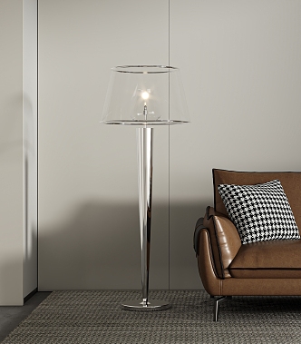 Modern floor lamp combination 3d model