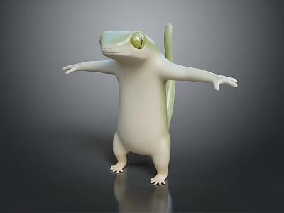 Frog Poison Frog Game Frog Reptile Cold Blooded Animal Reptile 3d model