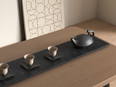 Tea Set 3d model