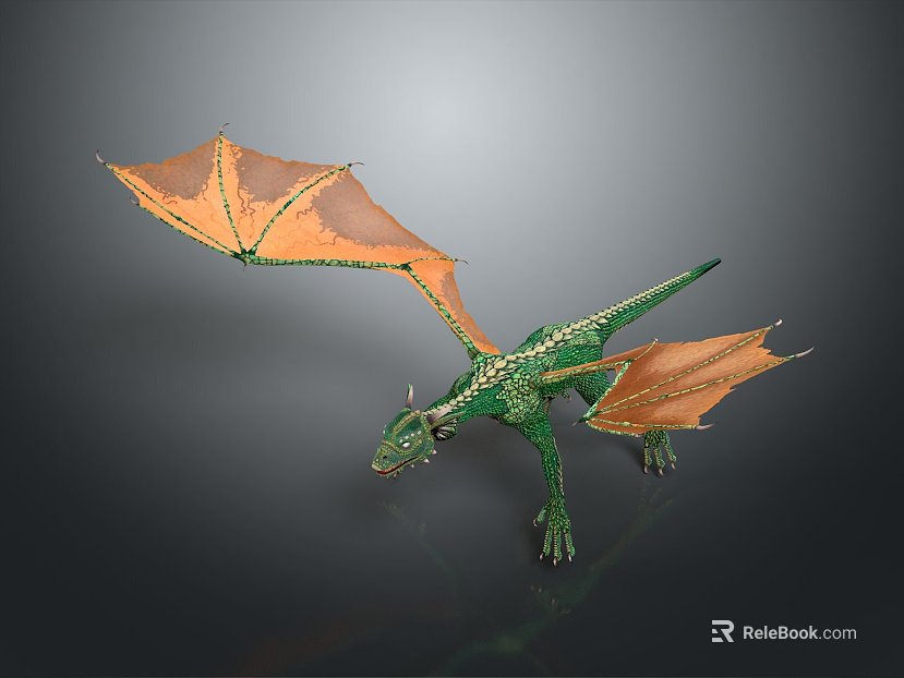 flying dragon green scaly bird birds texture