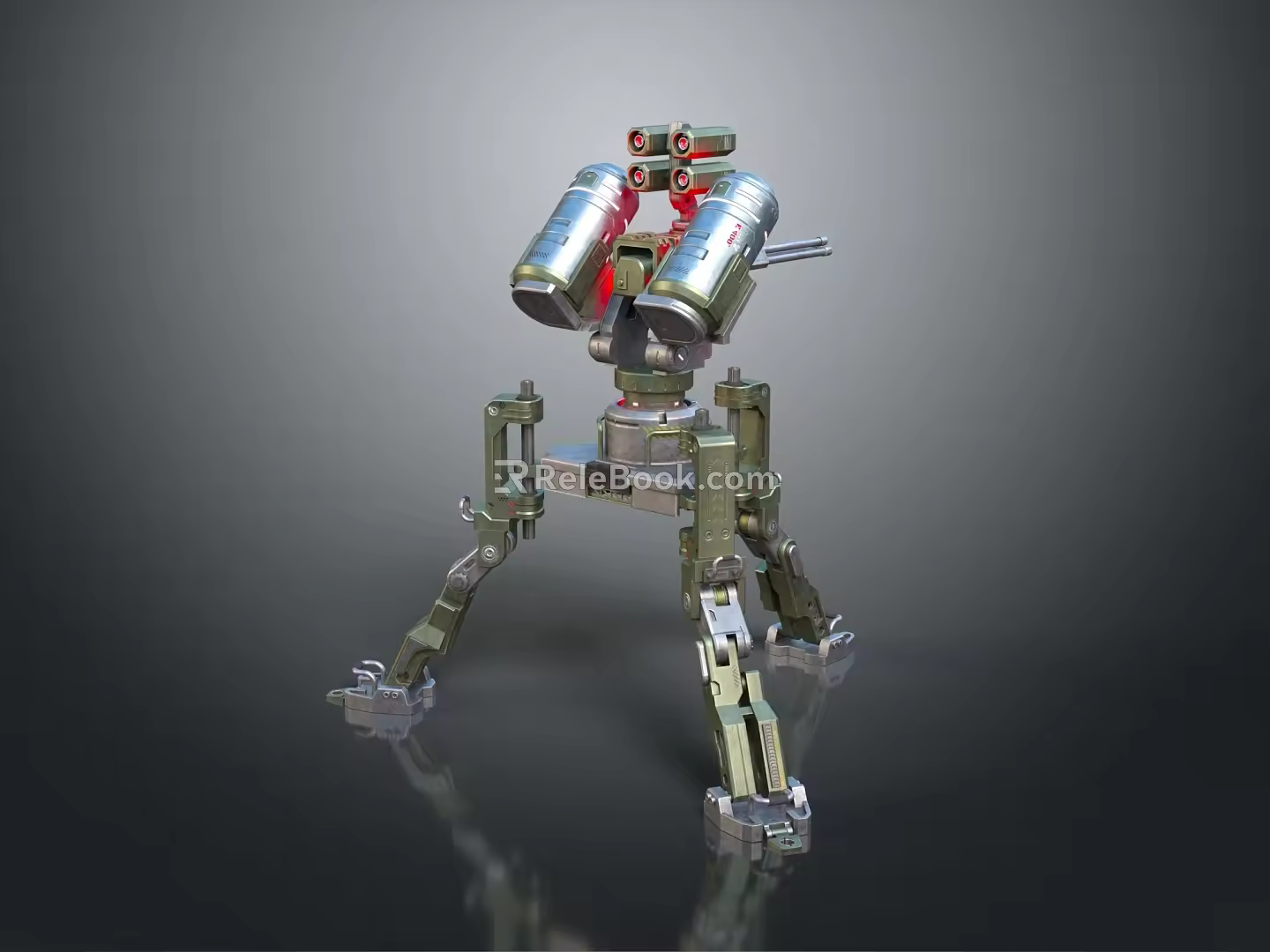 Robot Assistant Small Robot Butler 3d model