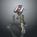 Robot Robot Assistant Small Robot Robot Butler 3d model