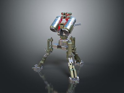 Robot Assistant Small Robot Butler 3d model