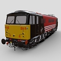 Electric Locomotive British 87 Electric Locomotive Train High-speed Railway Tram Low Face Number Low Model Simple Model Game Sub-era Film and Television Super Realism 3d model