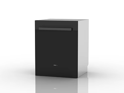 Modern Black And White Kitchen Appliance With Sleek Minimalist Design 3d model