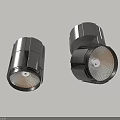 Contemporary Black Recessed Downlights and Spotlights with Adjustable Angles for Ceiling Installation 3d model