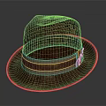 Elegant Brown Textured Hat With Classic Brown Band And Metal Buckle Decoration