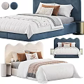 Stylish Double Bed Designs With Upholstered Headboards Quilted Bedspreads And Decorative Pillows