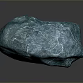 Wooden Stone Featuring Turquoise Blue Green Natural Texture Irregular Shape And Glossy Surface