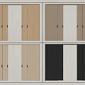 Stylish Modern Sliding Doors With Wooden White And Black Color Options For Interior Space