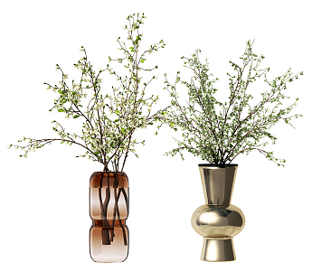 Modern vase ornaments 3d model