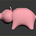 Piggy Bank Piggy Bank Piggy Bank Box Realistic 3d model