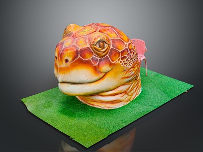 Turtle Cartoon Turtle Snapping Turtle Chickbill Turtle Reptile Cold Blooded Animal Reptile Class 3d model