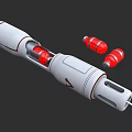 Syringe PBR Next Generation Drug Injection Medical Syringe 3d model